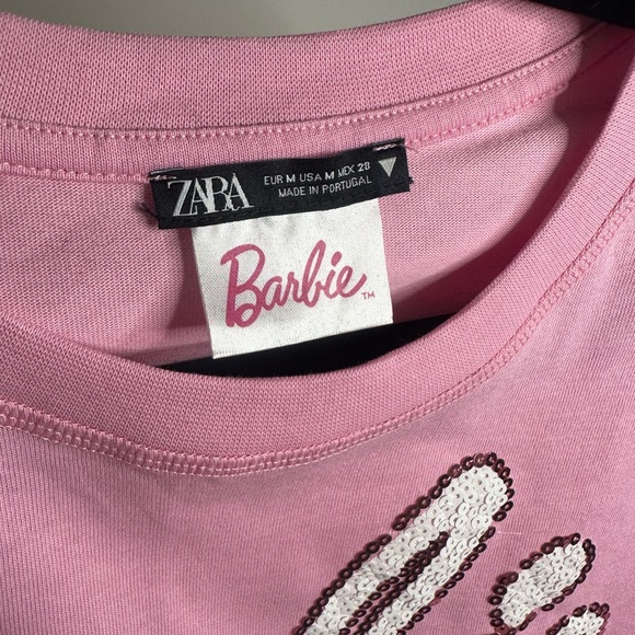 Barbie sequined crop Zara - Picture 3 of 3
